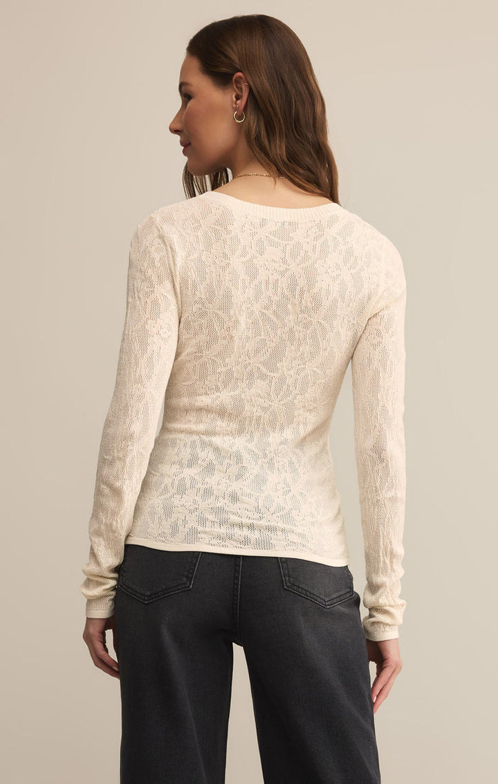 Z-Supply Tibi Scoop Mesh Top - Crystal - Sun Diego Boardshop