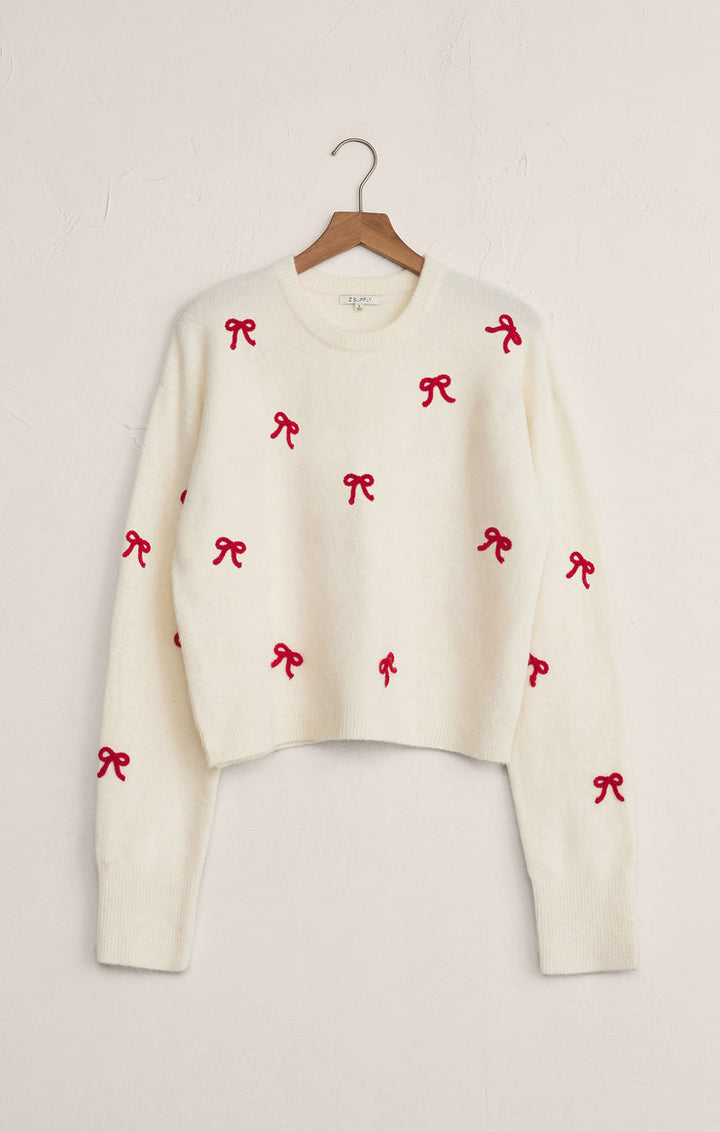 Z-Supply Tie The Ribbon Sweater - Warm White