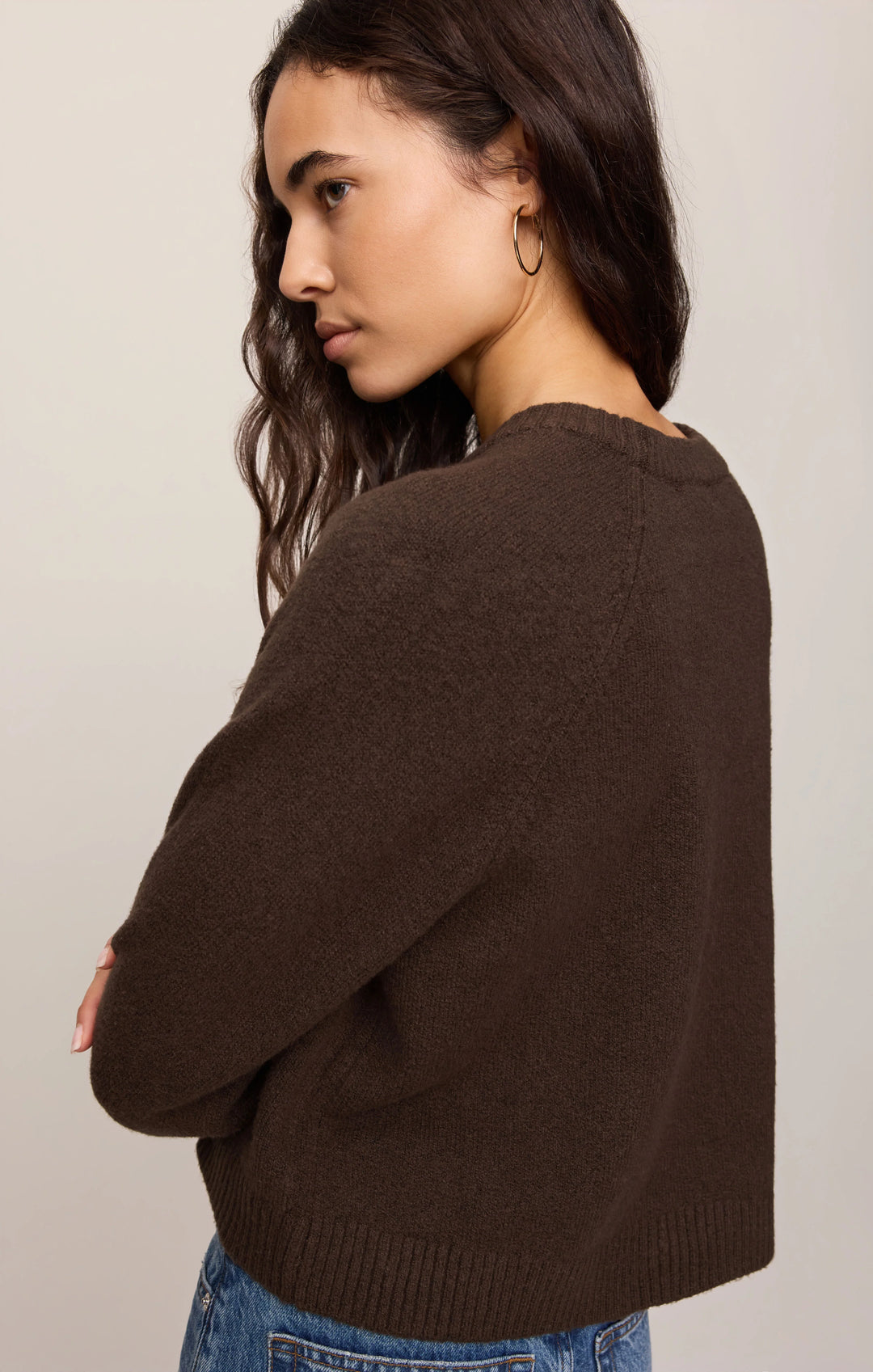 Z-Supply Women's Coming Up Cozy Sweater - Dark Chocolate - Sun Diego Boardshop