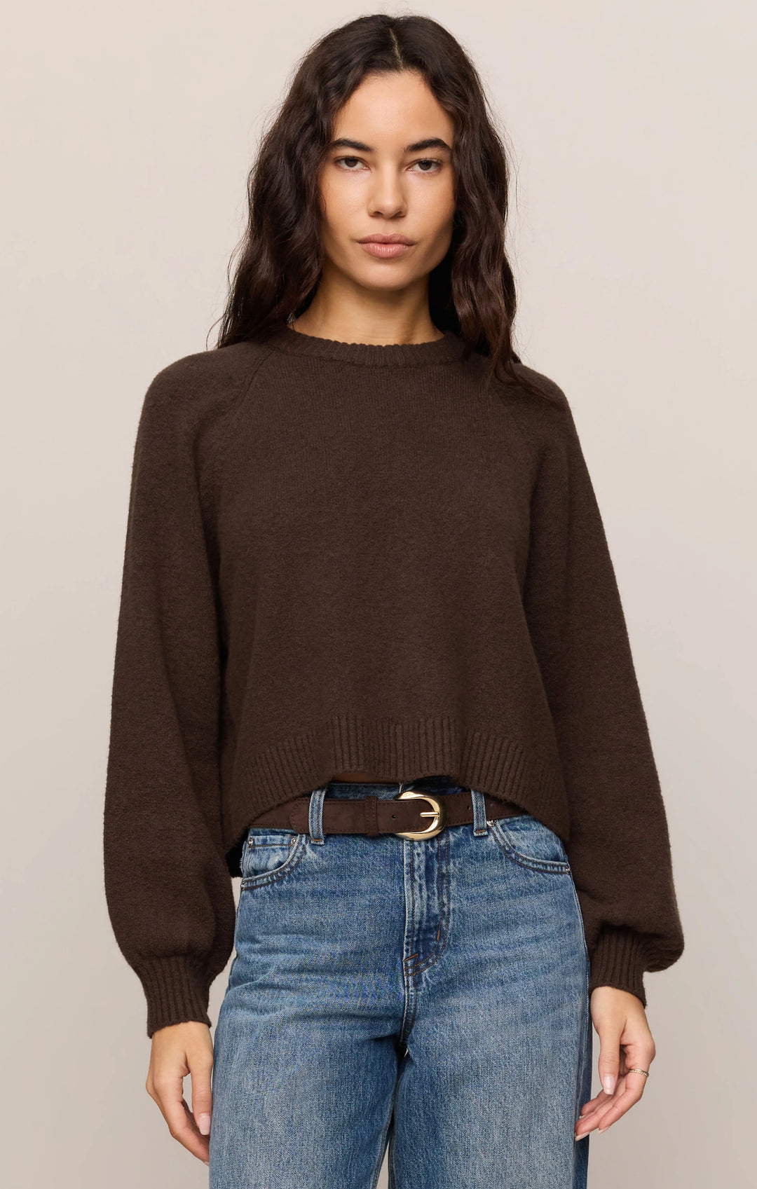 Z-Supply Women's Coming Up Cozy Sweater - Dark Chocolate - Sun Diego Boardshop
