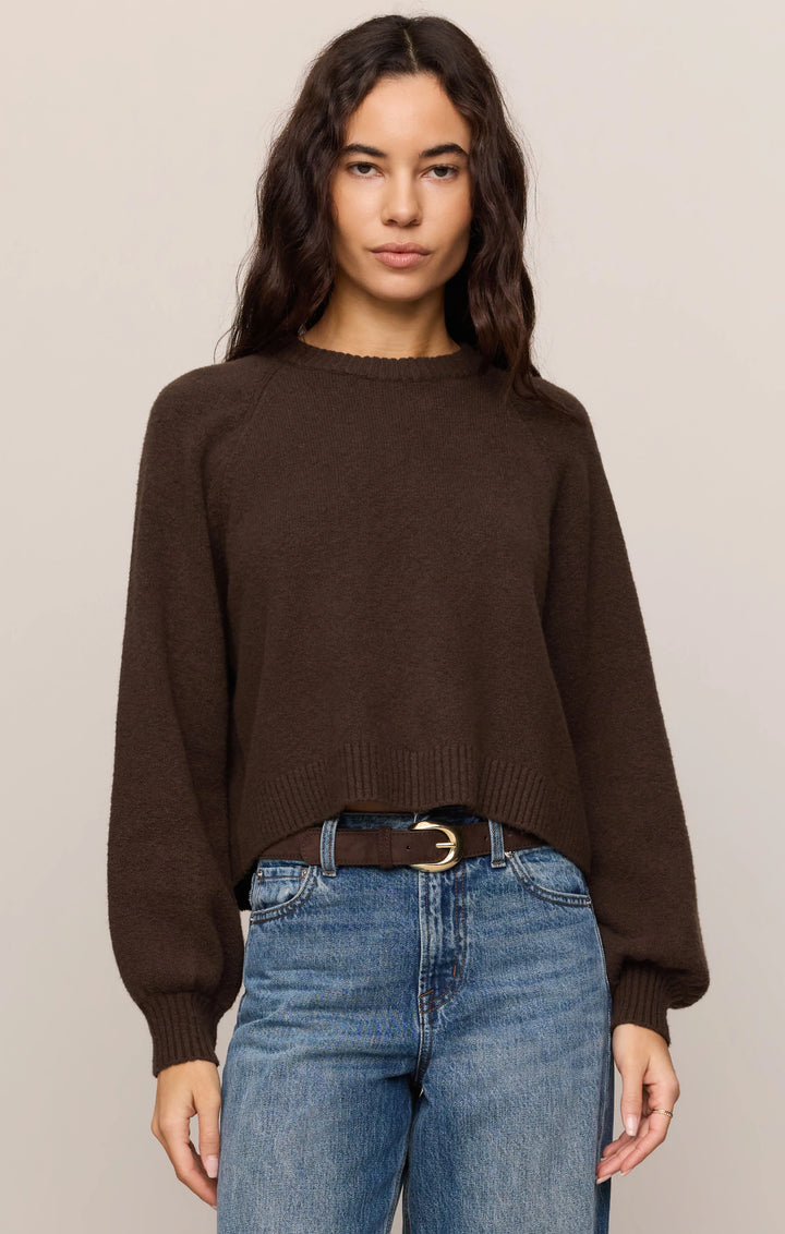 Z-Supply Women's Coming Up Cozy Sweater - Dark Chocolate - Sun Diego Boardshop