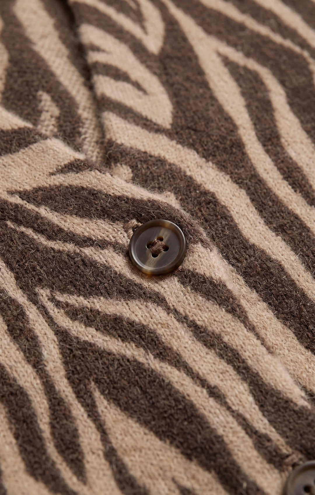 Z-Supply Women's All The Wild Zebra Cardigan - Dark Chocolate - Sun Diego Boardshop