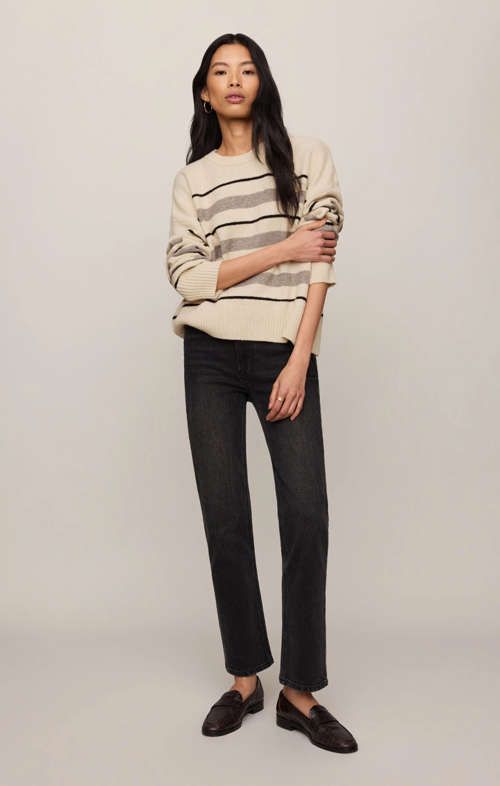 Z-Supply Women's Cirrus Stripe Sweater - Chalk - Sun Diego Boardshop