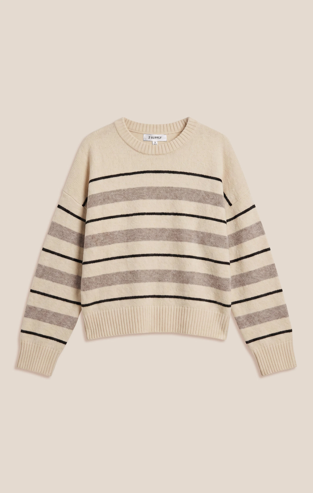 Z-Supply Women's Cirrus Stripe Sweater - Chalk - Sun Diego Boardshop