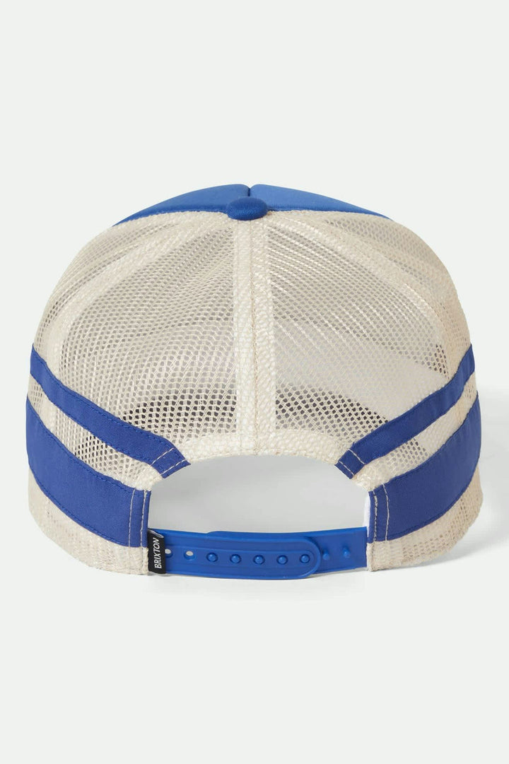 Brixton Ford Built Tough Trucker Hat - Ford Blue/Wimbledon White