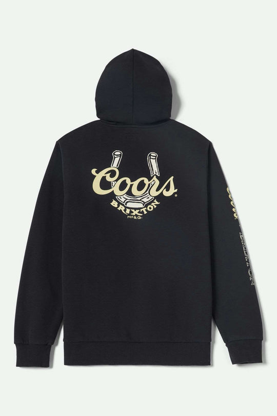 Brixton Coors Luck Hoodie - BLACK - Sun Diego Boardshop