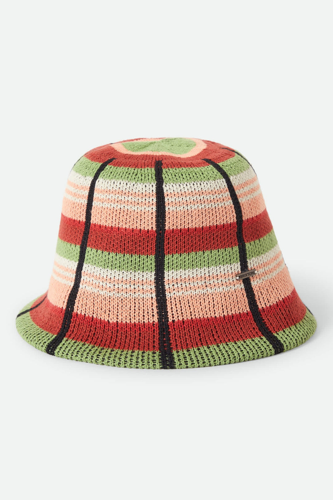Brixton Women's Redding Knit Packable Hat - Peach Cobbler Multi Stripe - Sun Diego Boardshop