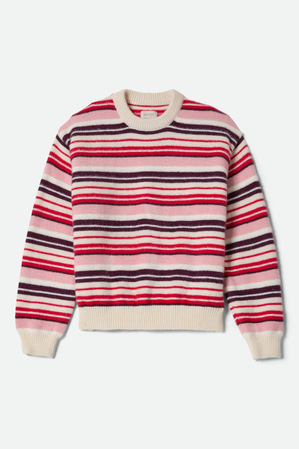 Brixton Cozy Crew Sweater - Multi Stripe - Sun Diego Boardshop