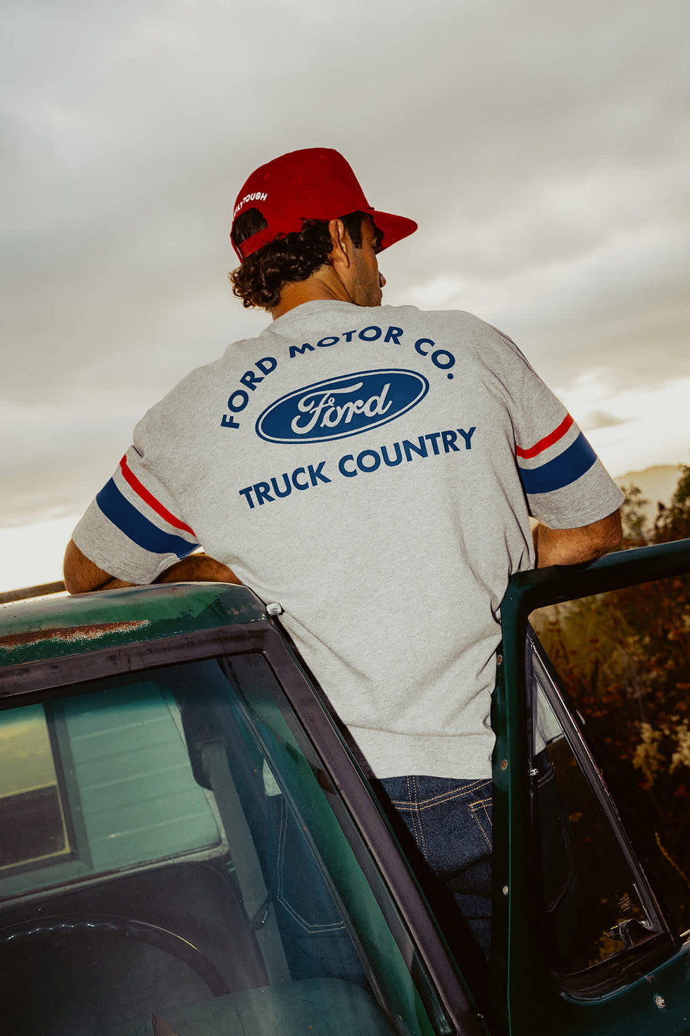 Brixton Ford Truck Country Jersey - Heather Grey - Sun Diego Boardshop