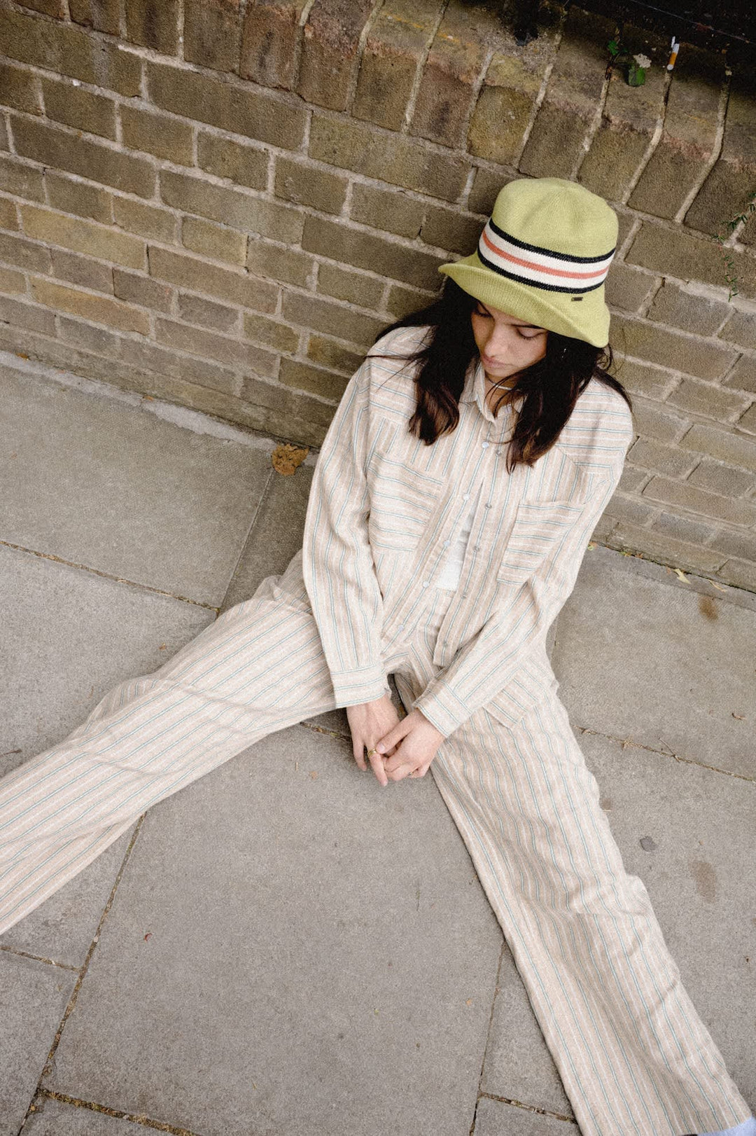 Brixton Women's Lounge Pant - Sand Stripe - Sun Diego Boardshop