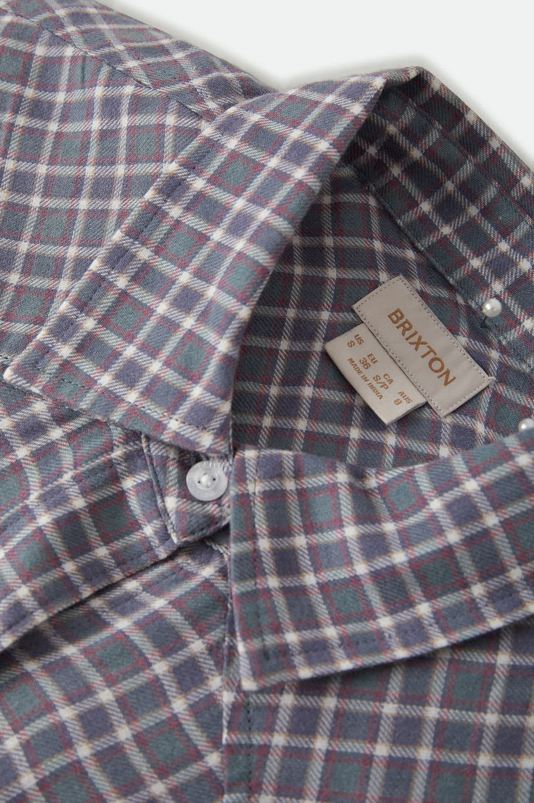 Brixton Women's Wayne Shirt - Soft Navy Plaid - Sun Diego Boardshop