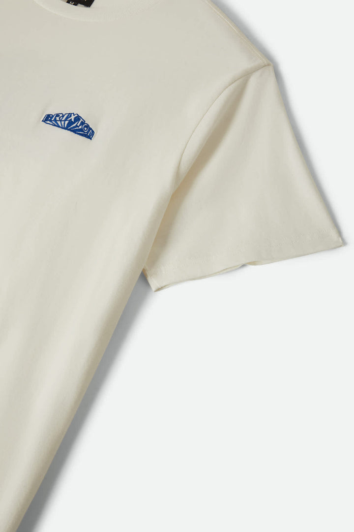 Brixton Forman Standard T-Shirt - Off White Worn Wash