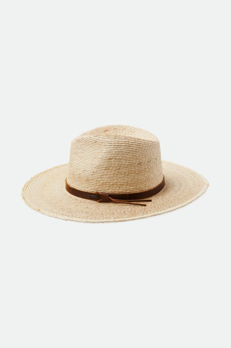 Field Proper Straw Hat - Natural/Brown - Sun Diego Boardshop