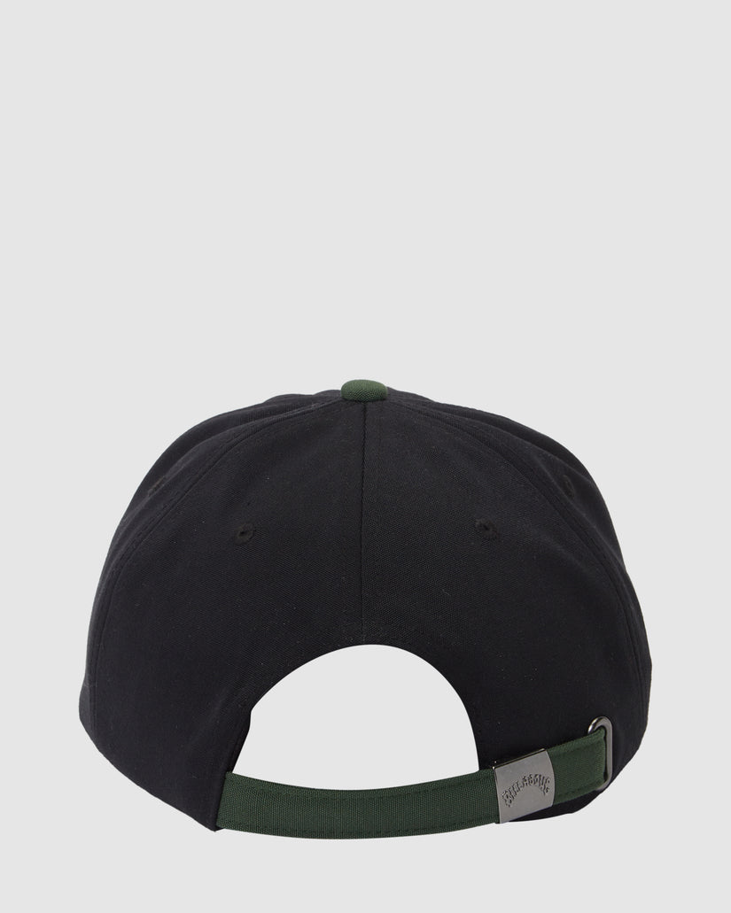 Billabong A/Div Strapback Cap - BLACK/GREEN - Sun Diego Boardshop