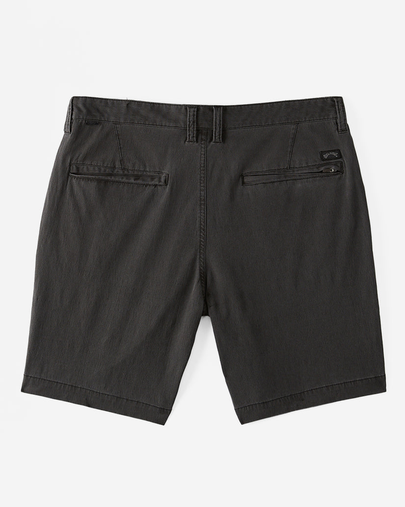 Billabong Crossfire Wave Washed 18" Hybrid Submersible Shorts - WASHED BLACK - Sun Diego Boardshop