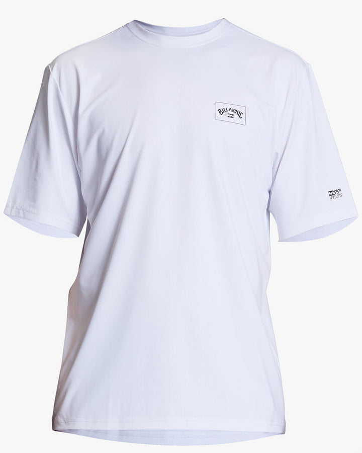 Billabong Arch Mesh Loose Fit Upf 50+ Short Sleeve Surf Tee - WHITE - Sun Diego Boardshop