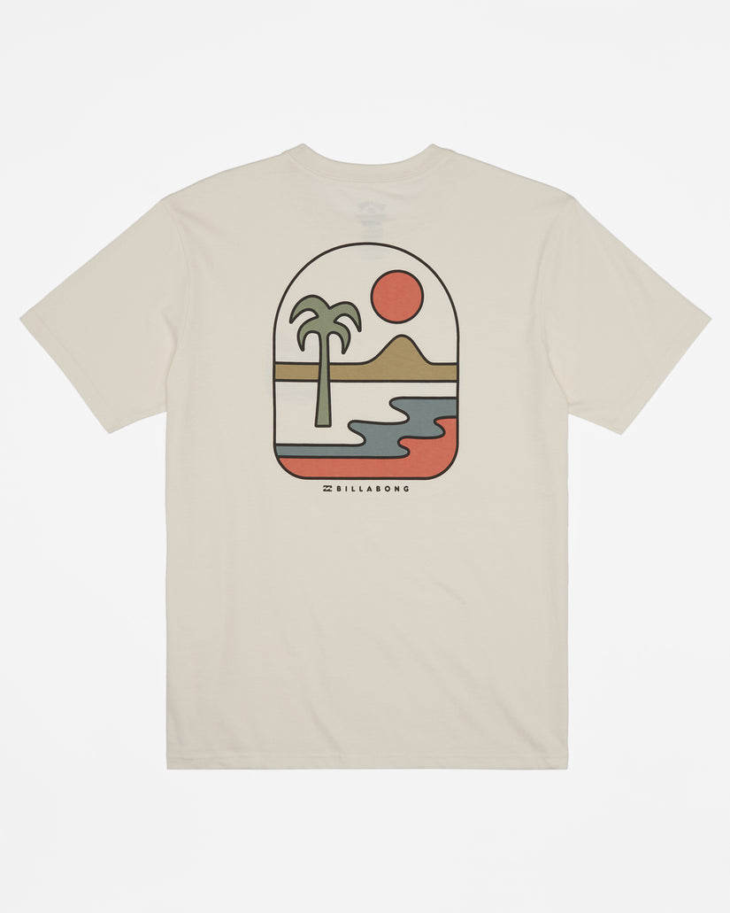 Billabong Sands Short Sleeve T-Shirt - Off White - Sun Diego Boardshop