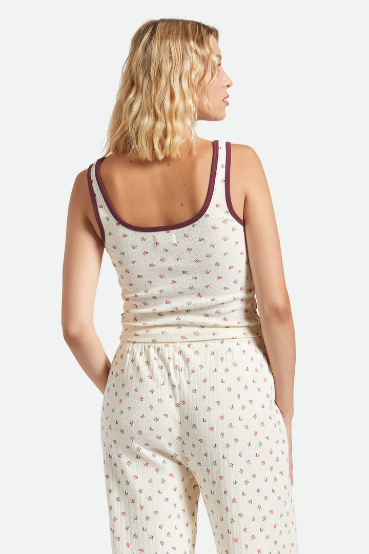 Brixton Off Duty A-Tank - Floral Pointelle - Sun Diego Boardshop