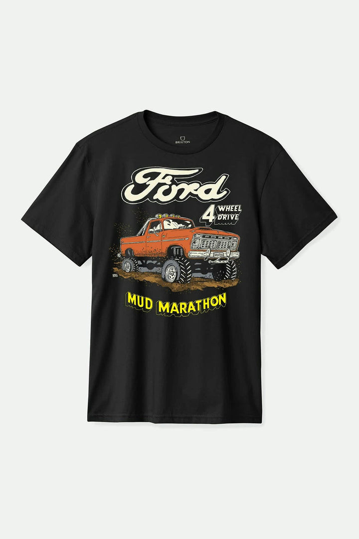 Brixton Ford Mud Marathon Standard T-Shirt - Burnt Rubber