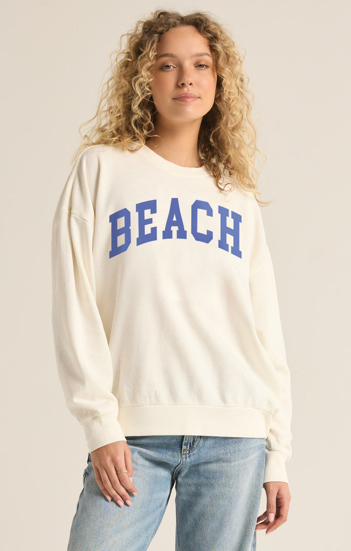 Z-Supply Beach Sunday Sweatshirt - SEA SALT - Sun Diego Boardshop