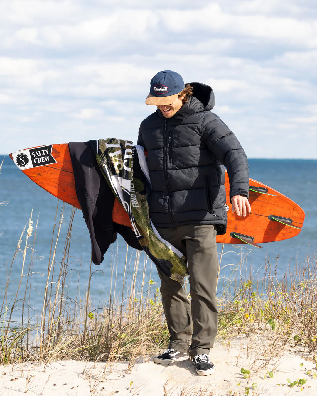 Salty Crew Apex Barrier Jacket - Pirate Black