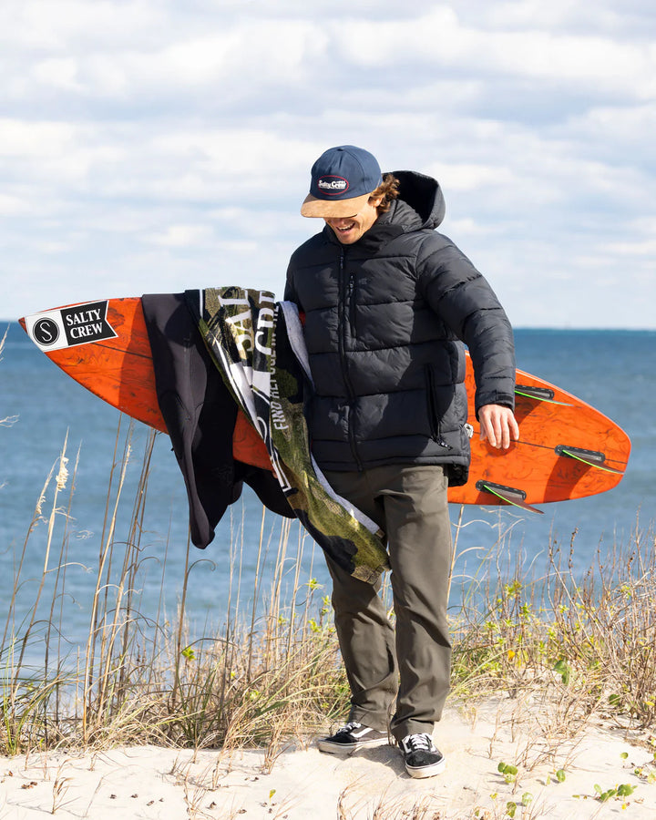 Salty Crew Apex Barrier Jacket - Pirate Black