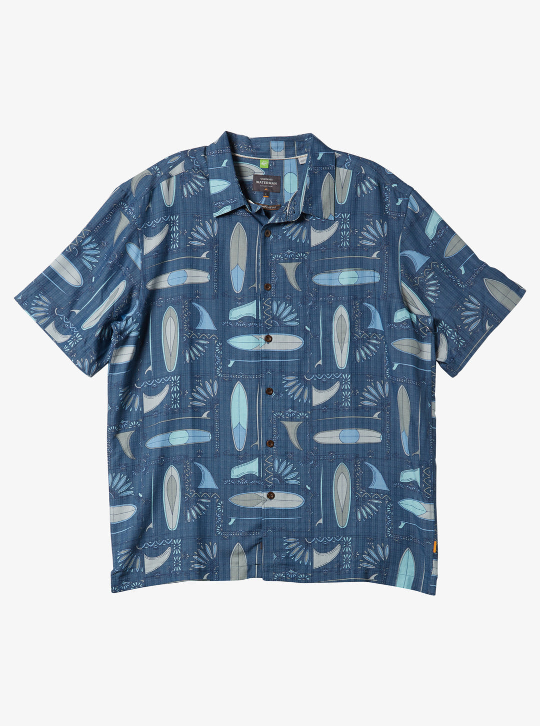 Quiksilver Waterman Long Boards Woven Shirt - Ensign Blue - Sun Diego Boardshop