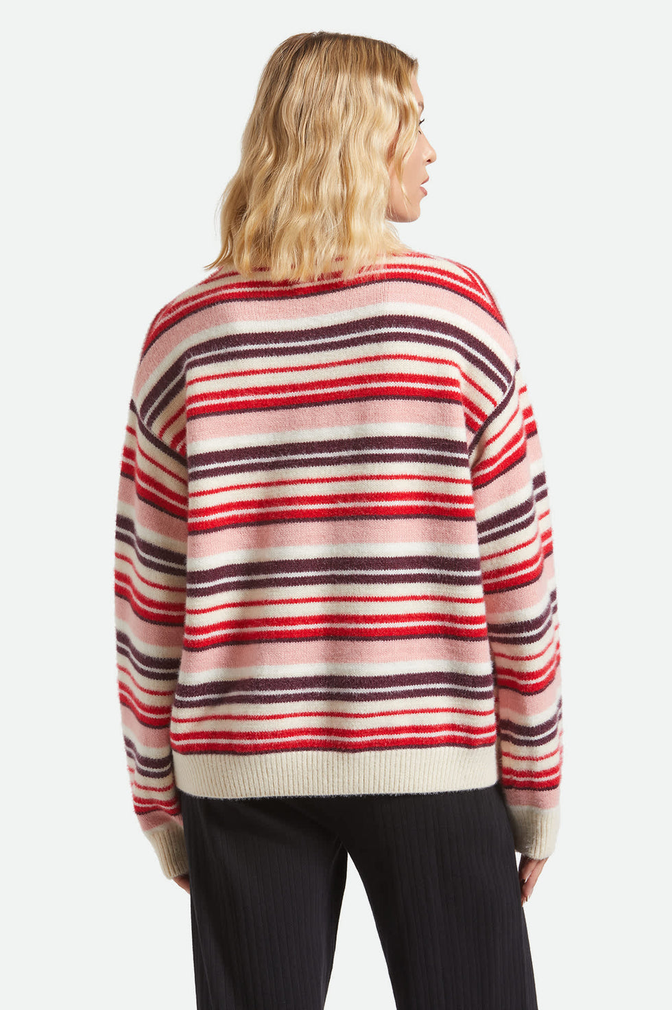 Brixton Cozy Crew Sweater - Multi Stripe - Sun Diego Boardshop