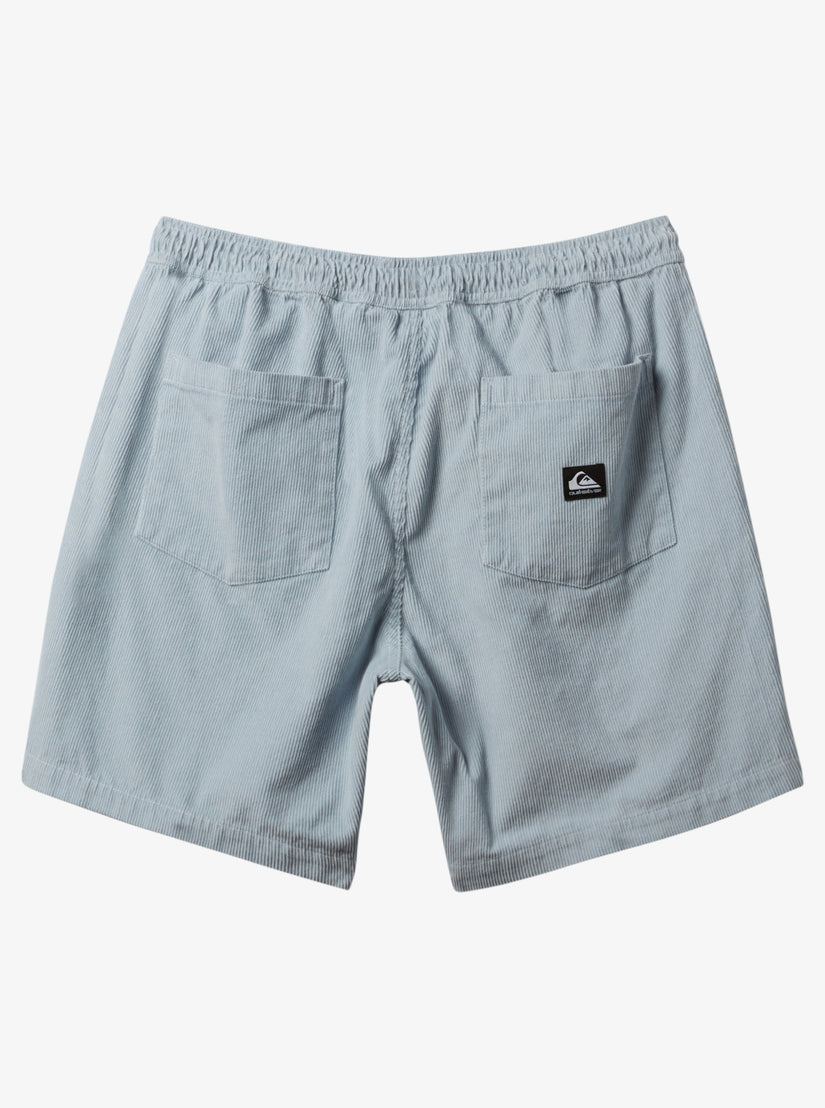 Quiksilver Taxer Corduroy Shorts - BLUE FOG - Sun Diego Boardshop