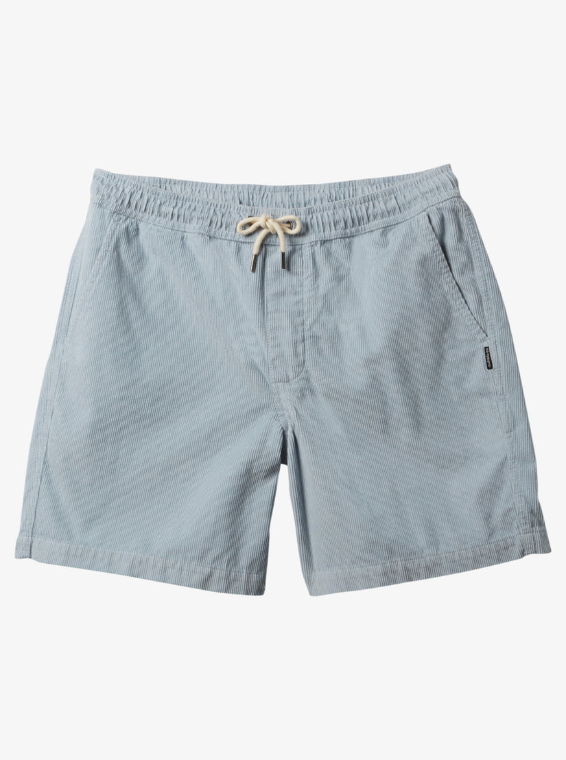 Quiksilver Taxer Corduroy Shorts - BLUE FOG - Sun Diego Boardshop