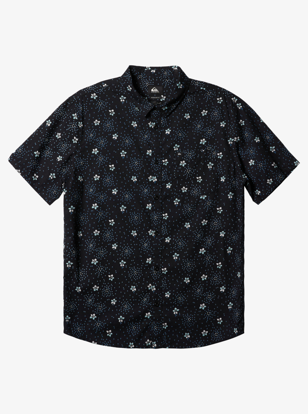 Quiksilver Summer Petals Short Sleeve Shirt - Black - Sun Diego Boardshop