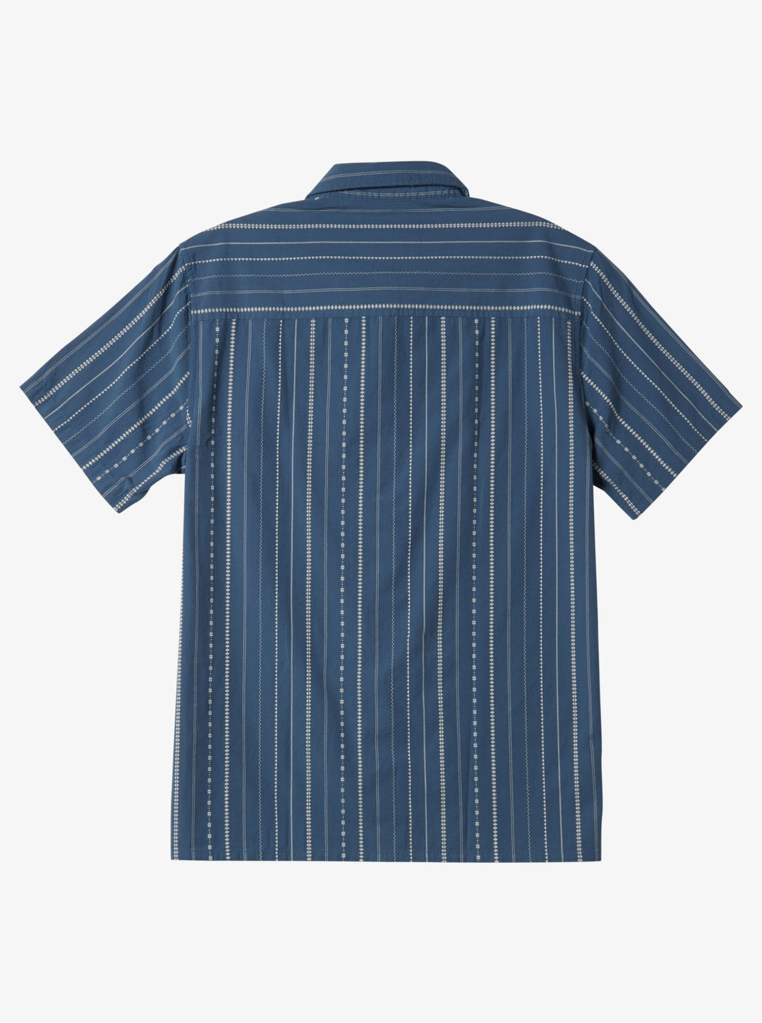 Quiksilver Pacific Stripe Short Sleeve Woven Shirt - Berring Sea - Sun Diego Boardshop