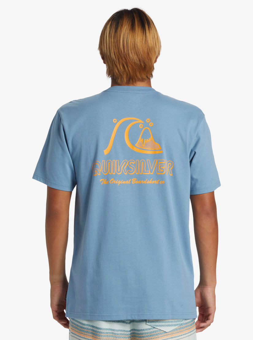 Quiksilver The Original Boardshort T-Shirt - Blue Shadow - Sun Diego Boardshop
