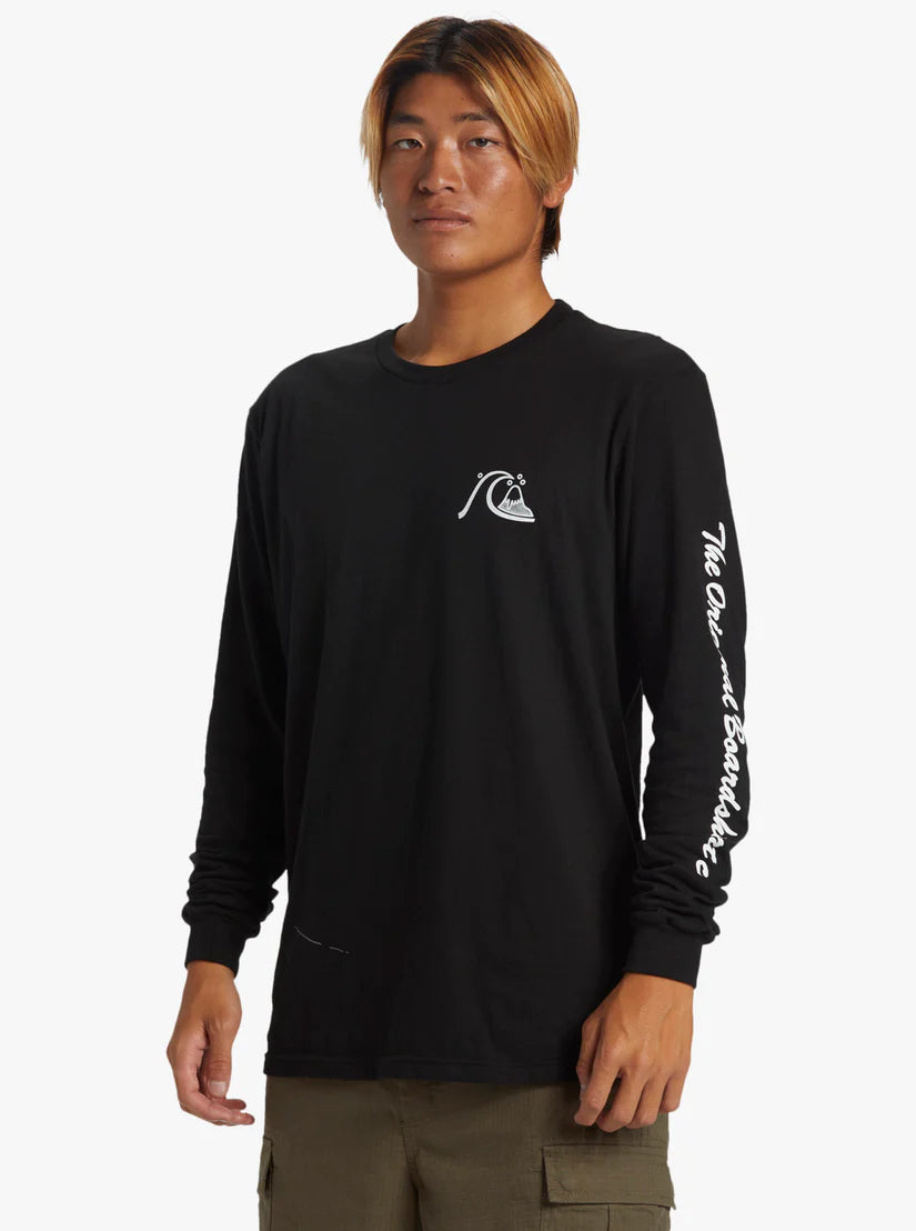 Quiksilver  Original Boardshort  Co LS t-shirt - Blueshadow - Sun Diego Boardshop