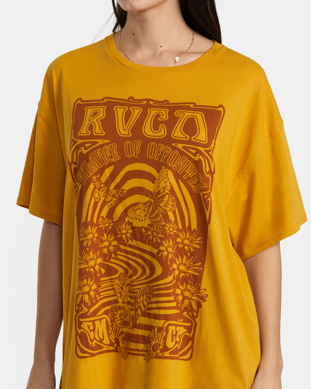 RVCA Swirl T-Shirt - Bronze - Sun Diego Boardshop