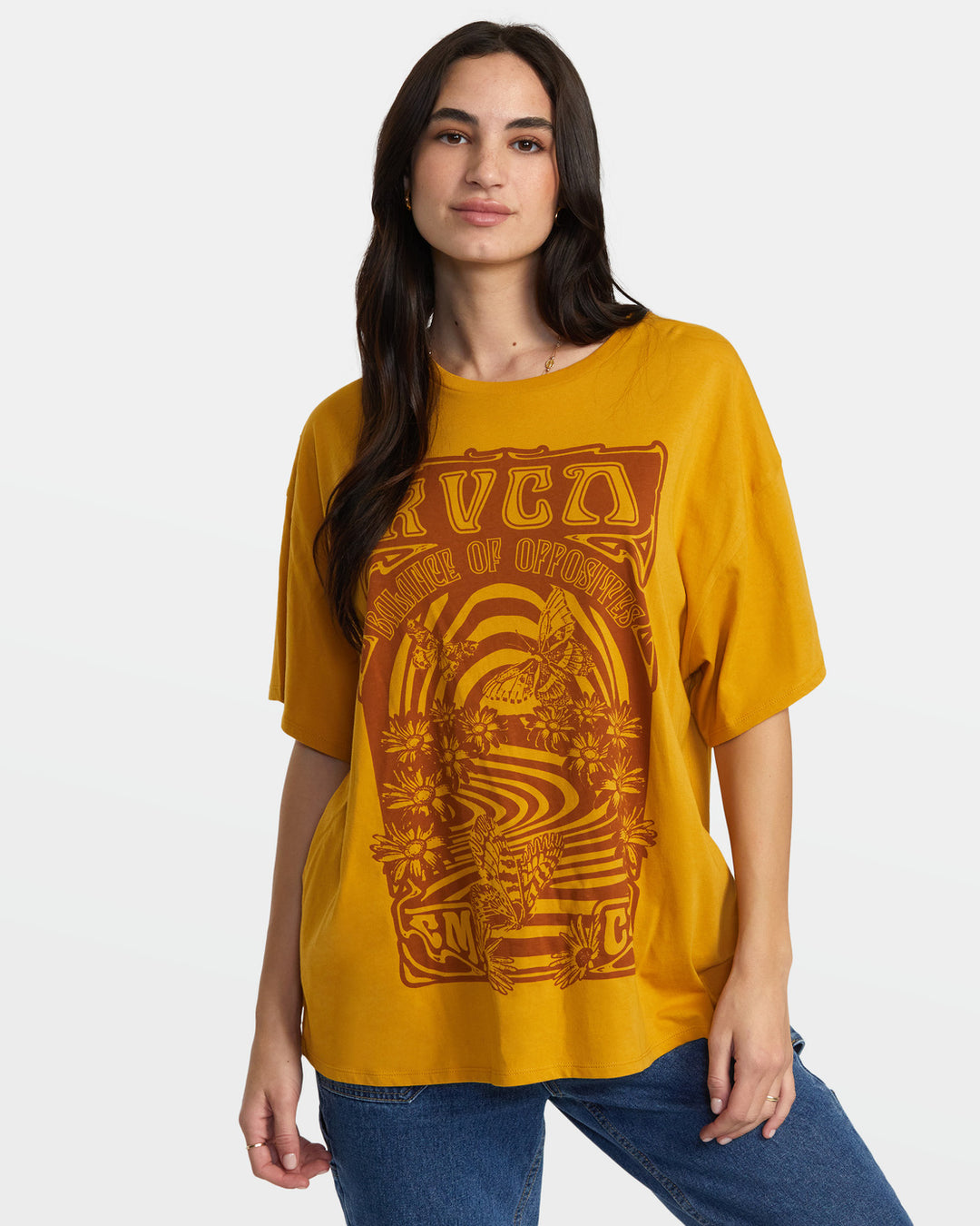 RVCA Swirl T-Shirt - Bronze - Sun Diego Boardshop