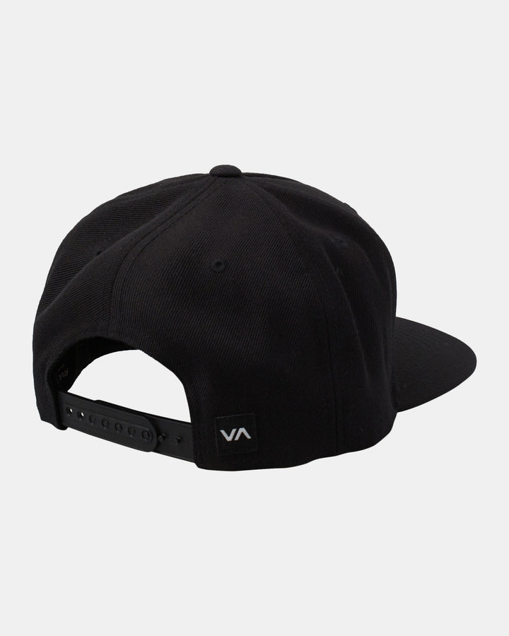 RVCA Commonwealth Snapback Hat - Black/White - Sun Diego Boardshop