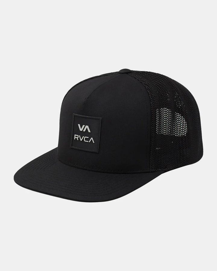 RVCA ALL THE WAY TECH TRUCKER HAT - BLACK - Sun Diego Boardshop