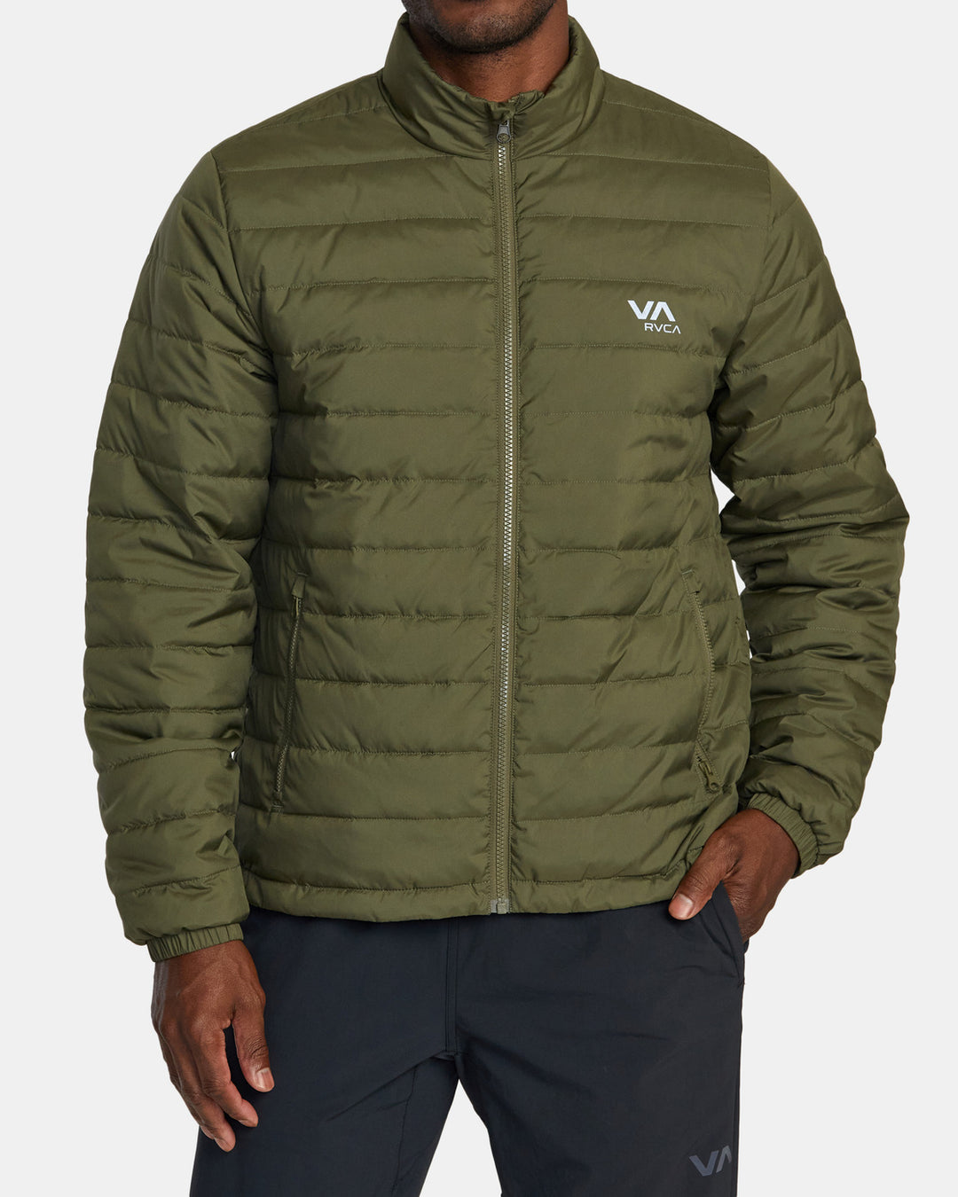 RVCA Packable Puffa Jacket - Army - Sun Diego Boardshop