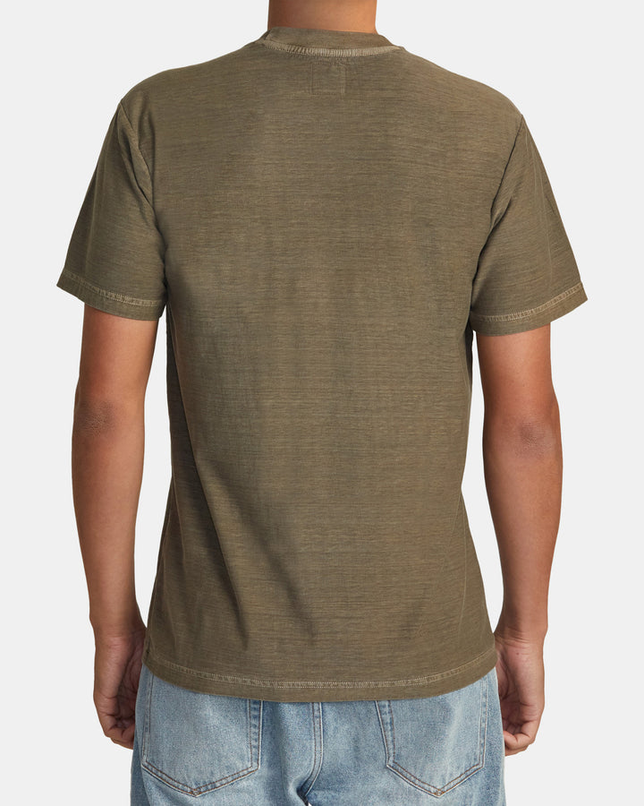 RVCA PTC Stripe T-Shirt - Mushroom - Sun Diego Boardshop