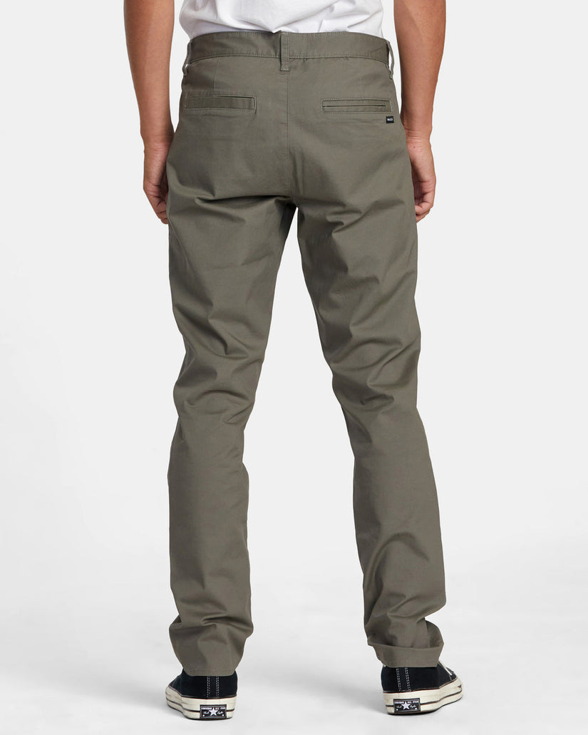 RVCA DAGGERS TECH TECHNICAL CHINOS - OLIVE - Sun Diego Boardshop