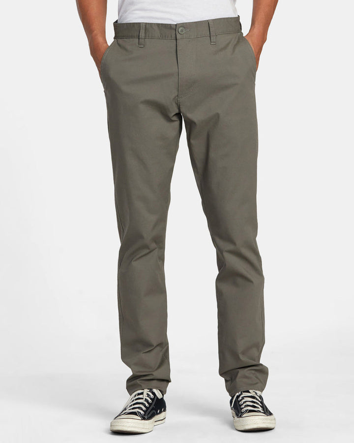 RVCA DAGGERS TECH TECHNICAL CHINOS - OLIVE - Sun Diego Boardshop