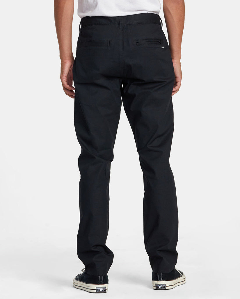 RVCA DAGGERS TECH TECHNICAL CHINOS - RVCA BLACK - Sun Diego Boardshop