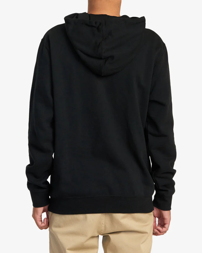 RVCA Big RVCA Pullover Hoodie - BLACK - Sun Diego Boardshop