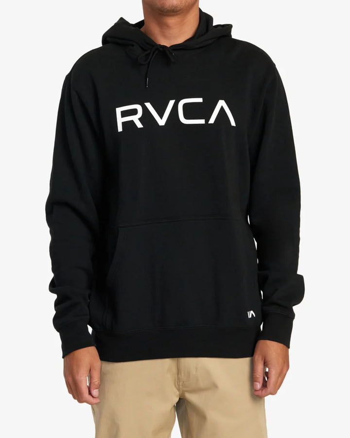 RVCA Big RVCA Pullover Hoodie - BLACK - Sun Diego Boardshop