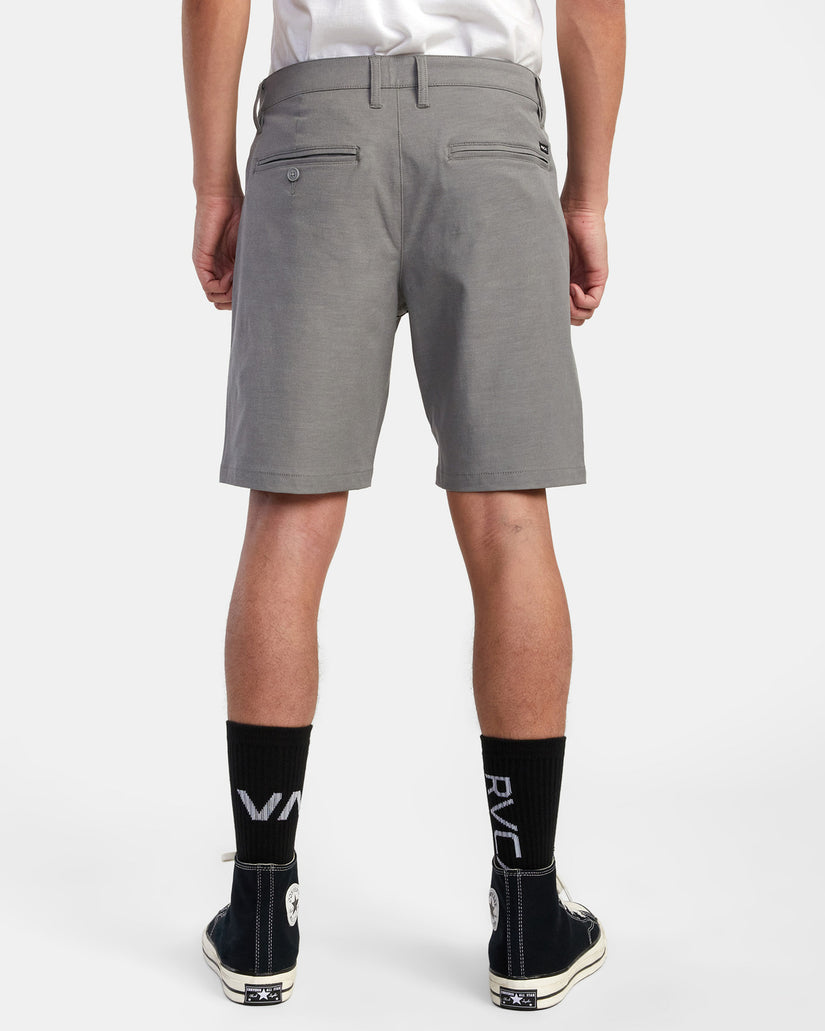 RVCA BACK IN HYBRID 19" SHORTS - ATHLETIC HEATHER - Sun Diego Boardshop