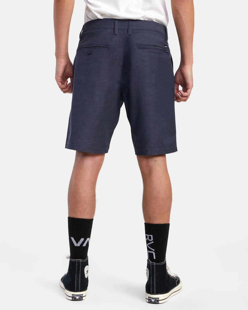 RVCA BACK IN HYBRID 19" SHORTS - Denim Heather - Sun Diego Boardshop