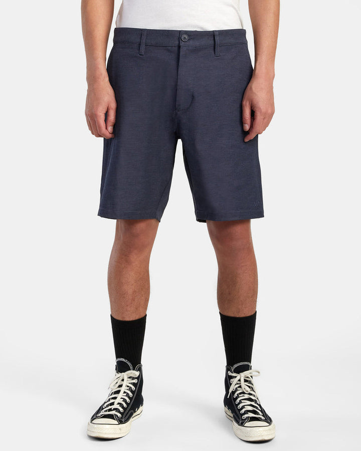 RVCA BACK IN HYBRID 19" SHORTS - Denim Heather - Sun Diego Boardshop