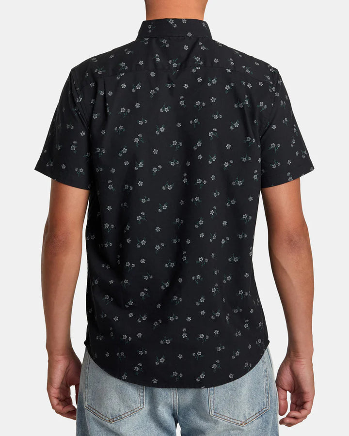 RVCA THAT'LL DO PRINT SHORT SLEEVE SHIRT - BLACK FLORAL - Sun Diego Boardshop