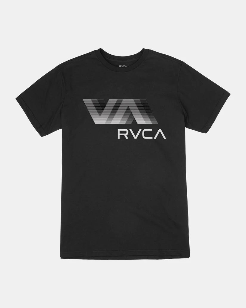 RVCA VA  BLUR TEE - BLACK - Sun Diego Boardshop